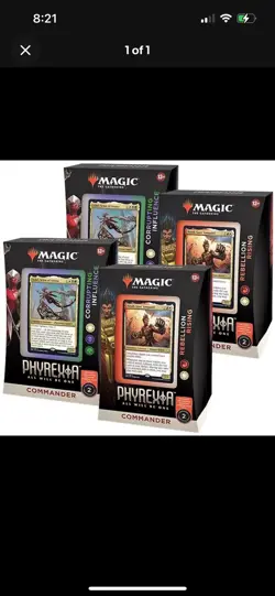 Magic the Gathering Phyrexia All Will Be One Commander Deck Set of 4 Decks 195166185514 - Image 1