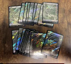 100x SURGE FOIL Basic Lands Lotr MTG 10/each Pack Fresh - Image 2