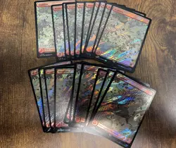 100x SURGE FOIL Basic Lands Lotr MTG 10/each Pack Fresh - Image 5