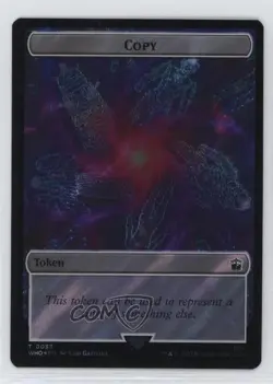 Copy // Cyberman Surge Foil Magic: Universes Beyond: Doctor Who Token #T-33/56 - Image 1