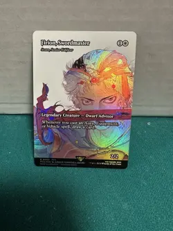 MTG Magic Final Fantasy Firion Swordmaster Sram, Senior Edificer SHOWCASE FOIL - Image 1