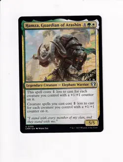 2023 MTG MAGIC THE GATHERING COMMANDER MASTERS HAMZA, GUARDIAN OF ARASHIN - Image 1