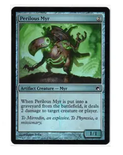 MTG - NM Foil - Perilous Myr Scars of Mirrodin 192 - Image 1