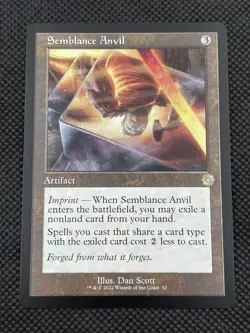 Semblance Anvil #52 The Brothers' War: Retro Frame Artifacts NM MTG - Image 1