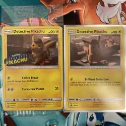 Pokemon Detective Pikachu SM190 Stamped Holo Sealed + SM194 - Image 1