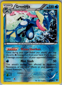 Pokemon - Greninja - 41/146 - Rare Reverse Holo - XY - NM/M 820650813443 - Image 1