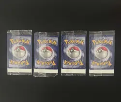 Pokemon TCG 1999 WOTC Black Star 1st Movie Sealed Promo Packs Full Set NM - Image 2