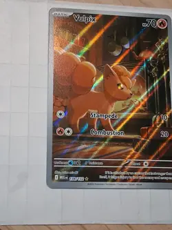 Vulpix Illustration Rare Pokemon Mega Evolution 138/132 Near Mint - Image 2