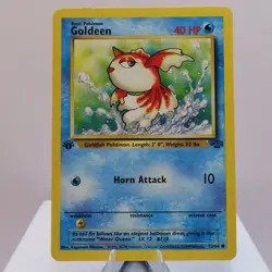 Pokemon TCG - Goldeen 53/64 Jungle Common 1st Edition WOTC 1999 - EXC/NM - Image 2