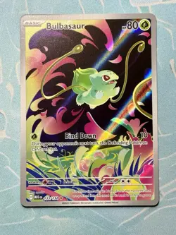 TCG Pokemon English IR Bulbasaur 133/132 Me01: Mega Evolution Holo - Image 1