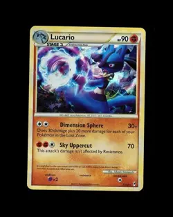 2011 Pokemon Call of Legends LUCARIO ICE HOLO 14/95 RARE! LP - Image 1