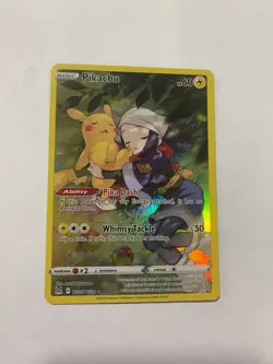 Pikachu TG05/TG30 Pokemon Lost Origin Trainer Gallery Ultra Rare- Excellent - Image 1