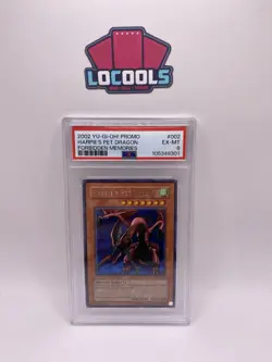Yu-Gi-Oh! PSA 6 Harpie's Pet Dragon Forbidden Memories FMR-002 - Image 1