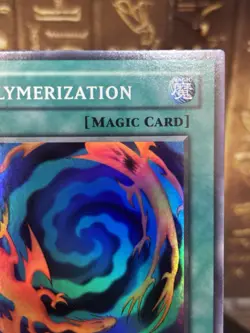 Yugioh Polymerization LOB-059 Super Rare NM 1st Edition VINTAGE - Image 3