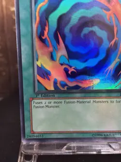 Yugioh Polymerization LOB-059 Super Rare NM 1st Edition VINTAGE - Image 5