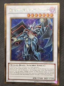 Yu-Gi-Oh Blackwing Armor Master PGLD-EN077 Gold Rare 1st Edition LP - Image 1