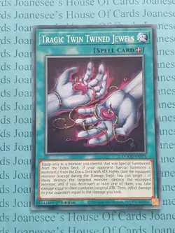 DOOD-EN071 Tragic Twin Twined Jewels Yu-Gi-Oh Card 1st Edition New - Image 1