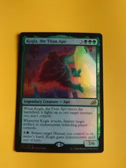 Kogla, the Titan APe FOIL rare IKO Magic the Gathering Card. - Image 1