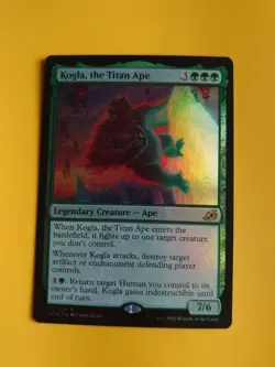 Kogla, the Titan APe FOIL rare IKO Magic the Gathering Card. - Image 3