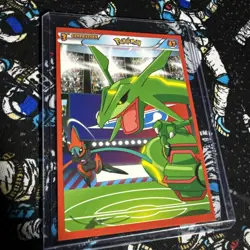 Rayquaza & Deoxys Pokemon Peruvian Card - Image 1