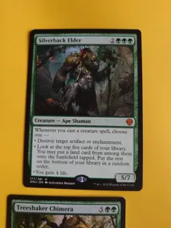 Silverback ELder DMU & Treeshaker Chimera green rMagic the Gathering 2 Card. - Image 4