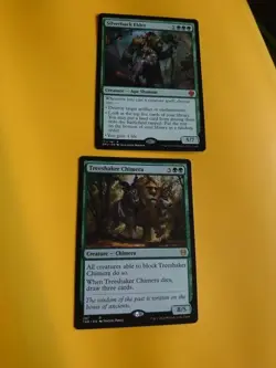 Silverback ELder DMU & Treeshaker Chimera green rMagic the Gathering 2 Card. - Image 5