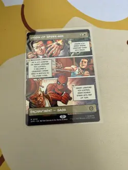 Origin of Spider-Man 0218 Rare Borderless Non-Foil Spider-Man MTG - Image 1