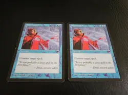 MTG Counterspell x2 - Tempest - Lightly Played - Image 1