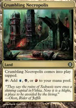 Crumbling Necropolis - Medium Play MTG Shards of Alara - Image 1