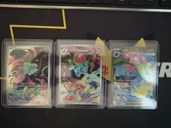 Pokemon Mega Evolutions Bulbasaur 133, Ivysaur 134, & Venusaur EX 155 - Image 1