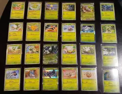 Pokemon Paldea Evolved Near Complete Base Master Set ( 29-RevHolo 7-EX Missing) - Image 1