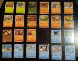 Pokemon Paldea Evolved Near Complete Base Master Set ( 29-RevHolo 7-EX Missing) - Image 3