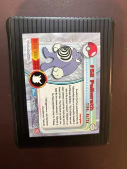 1999 Topps Pokemon TV #62 Poliwrath Rainbow Foil Blue Logo LP - Image 2