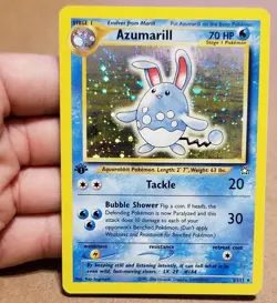POKEMON TCG 1ST EDITION AZUMARILL 2/111 ☆ HOLO RARE NEO GENESIS VINTAGE NM - Image 1