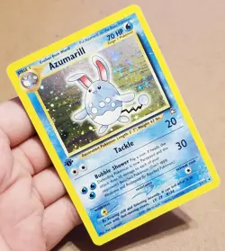 POKEMON TCG 1ST EDITION AZUMARILL 2/111 ☆ HOLO RARE NEO GENESIS VINTAGE NM - Image 2