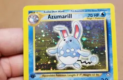 POKEMON TCG 1ST EDITION AZUMARILL 2/111 ☆ HOLO RARE NEO GENESIS VINTAGE NM - Image 4