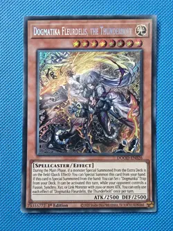 DOOD-EN026 Dogmatika Fleurdelis, the Thunderbolt :Secret Rare 1st Edition YuGiOh - Image 1