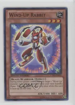Super Rare - Wind-Up Rabbit Limited Edition YuGiOh Collectors Tins Series 9 READ - Image 1