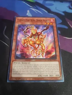 Yugioh - Cursed Fire King Doom Burst - MP25-EN436 - Common - NM/M - Image 1