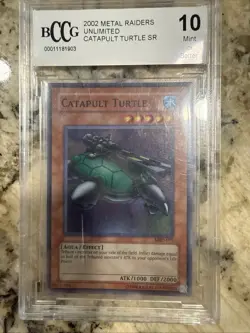 Yu-Gi-Oh Metal Raiders Catapult Turtle MRD-075 CGC 10 GEM MINT POP 2 YuGiOh - Image 4