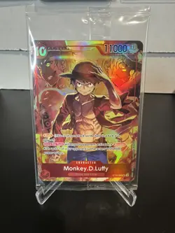 Sealed Promo One Piece CARD Treasure Booster Monkey.D.Luffy ST10-006 SR NEW - Image 1