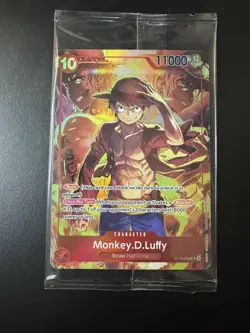 Sealed Promo One Piece CARD Treasure Booster Monkey.D.Luffy ST10-006 SR NEW - Image 3