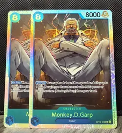 X2 Monkey D Garp OP12-056 One Piece Card Game Legacy of the Master Foil SR - Image 1