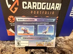Shiny Koraidon & Miraidon Pokemon Scarlet Violet Code Card - Gamestop *SHIPPED* - Image 1