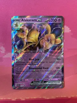 Pokemon Card Alakazam ex 050 Black Star Promo Near Mint - Image 1