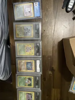 Pokemon CGC & GMA Graded Cards Lot Of 6 Vintage - Image 1