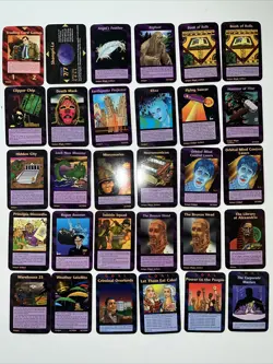 HUGE Illuminati New World Order Steve Jackson Games CCG TCG Lot(9) No Duplicates - Image 2