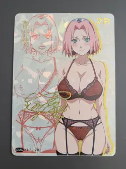 Sakura Naruto - Goddess Story K2-ZR Anime Girl Waifu Doujin Card - Image 1