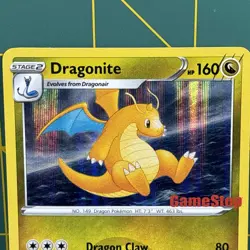 Dragonite Gamestop Exclusive 131 Silver Tempest Card Holo Stamped Promo LP - Image 3