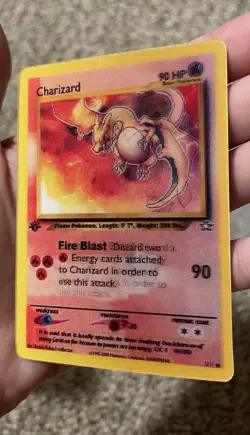 Pokemon TCG Lugia Neo Genesis 1st Edition 3D Lenticular Fan Made Art Card - Image 5
